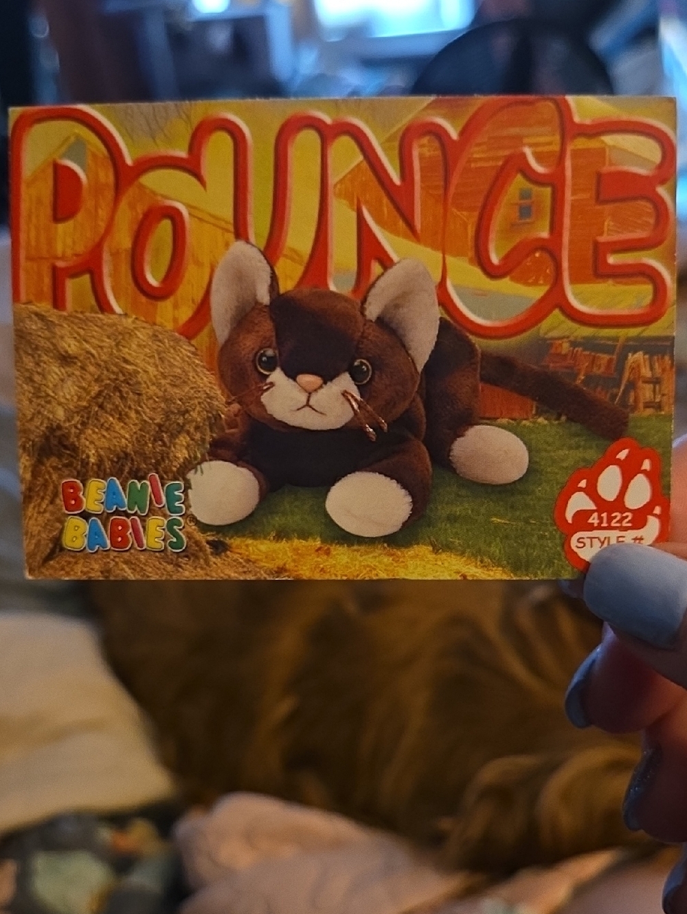 Ty Beanie Babies 'Pounce' Collectible Trading Card